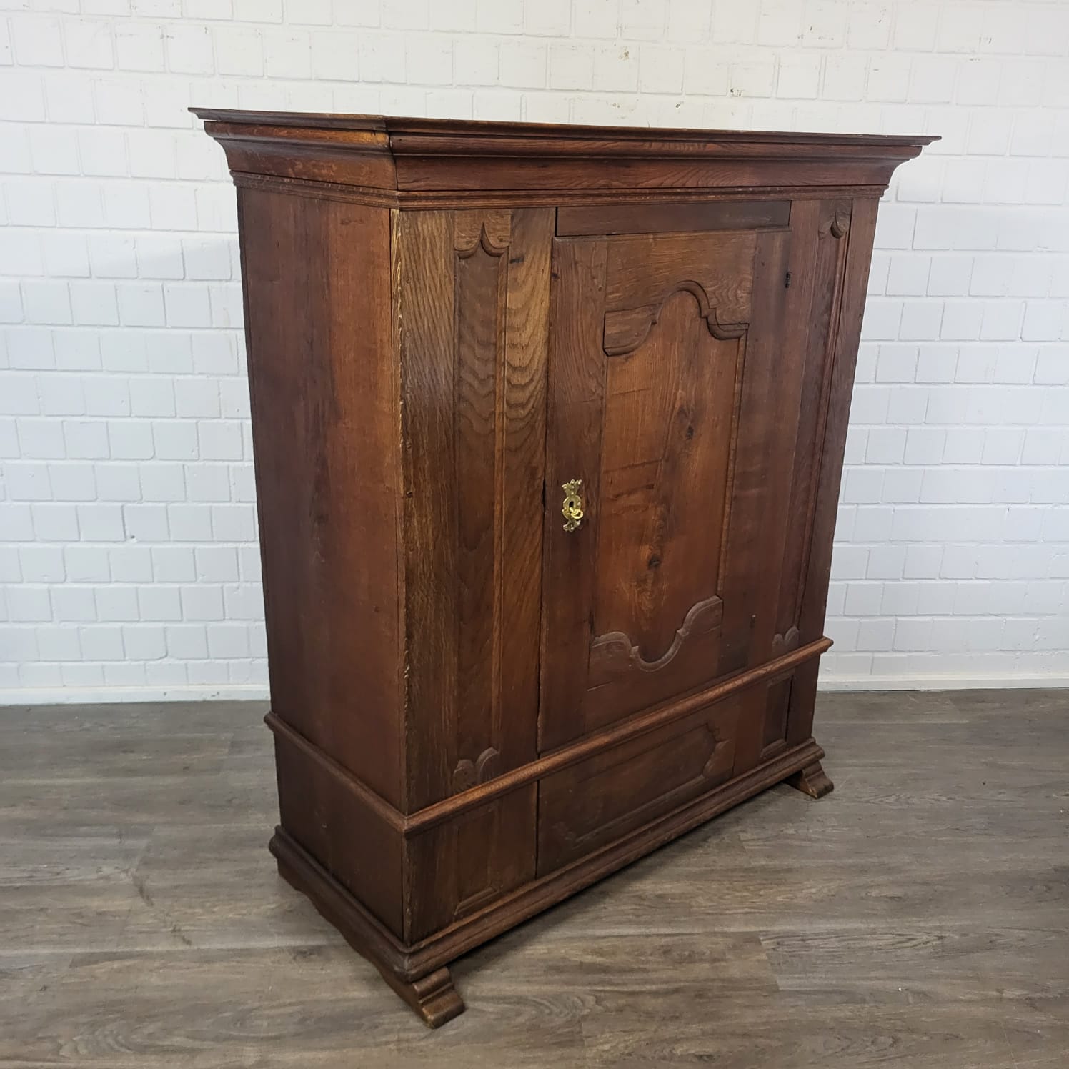 Kast Kledingkast Barok 1780 Eiken - Afbeelding 4