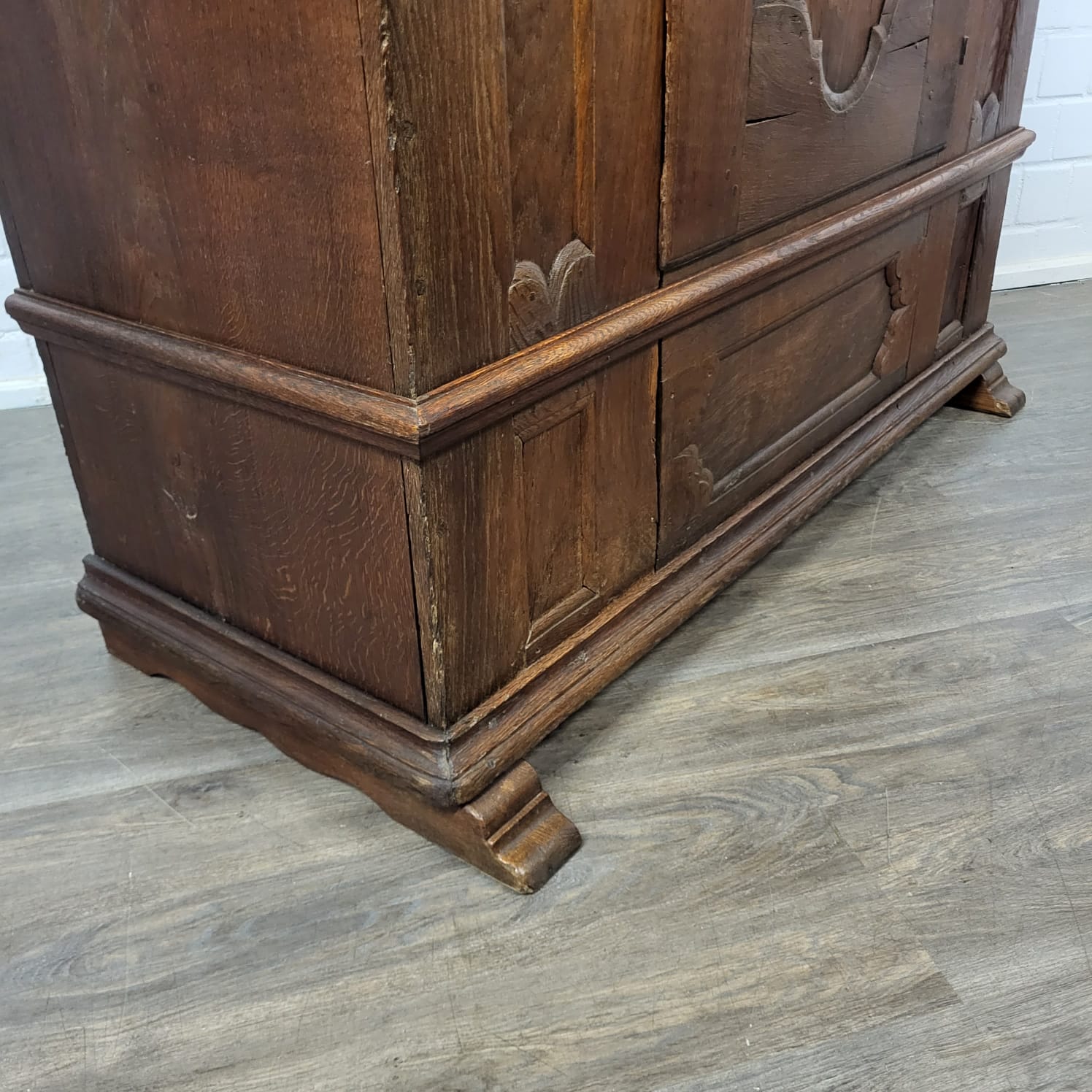 Kast Kledingkast Barok 1780 Eiken - Afbeelding 10