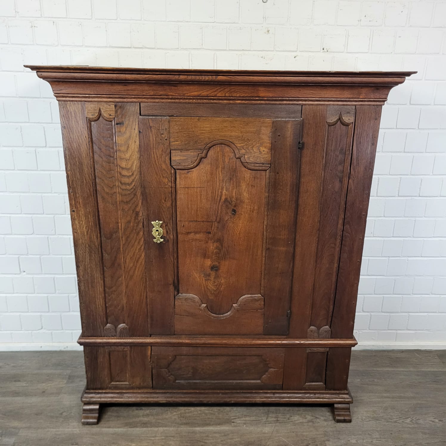 Kast Kledingkast Barok 1780 Eiken - Afbeelding 3