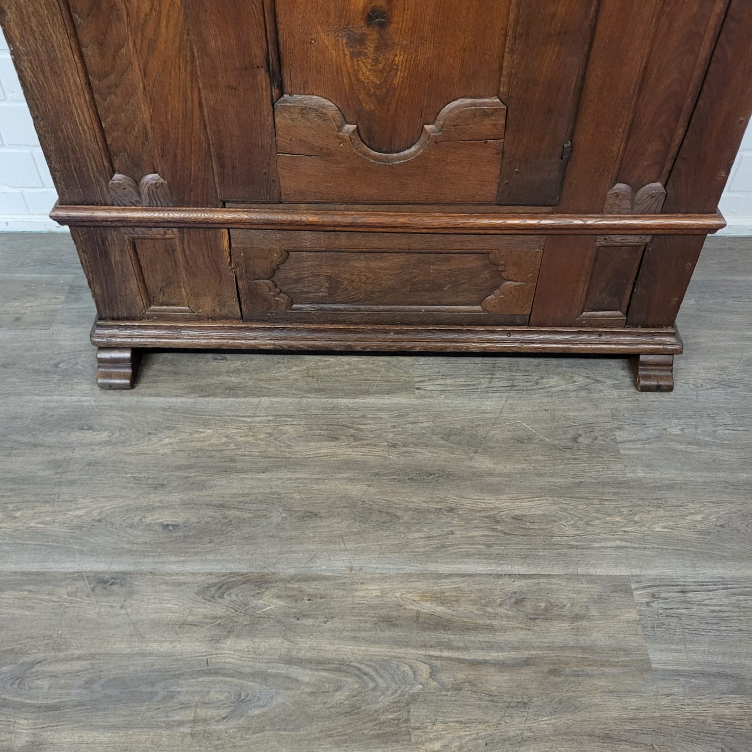 Kast Kledingkast Barok 1780 Eiken - Afbeelding 7