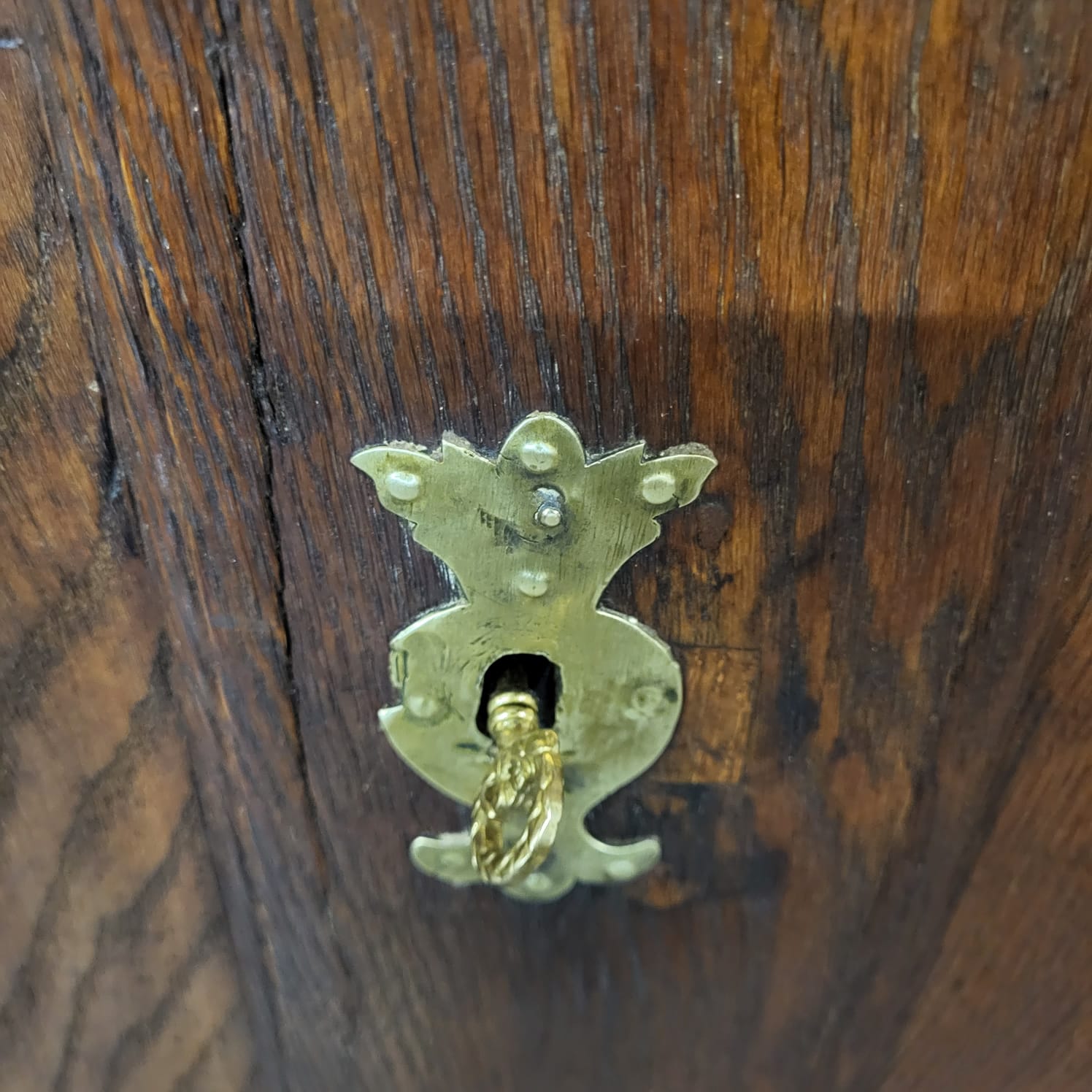 Kast Kledingkast Barok 1780 Eiken - Afbeelding 9