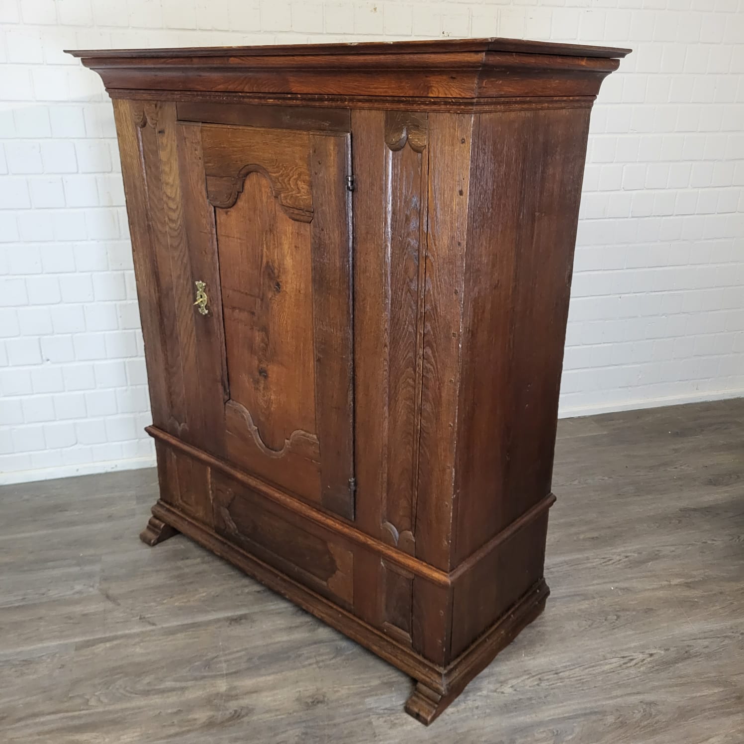 Kast Kledingkast Barok 1780 Eiken - Afbeelding 5