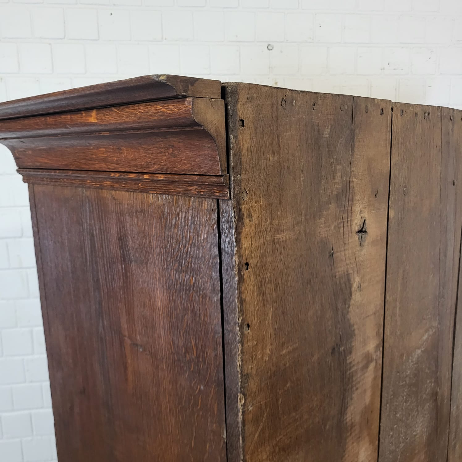 Kast Kledingkast Barok 1780 Eiken - Afbeelding 17