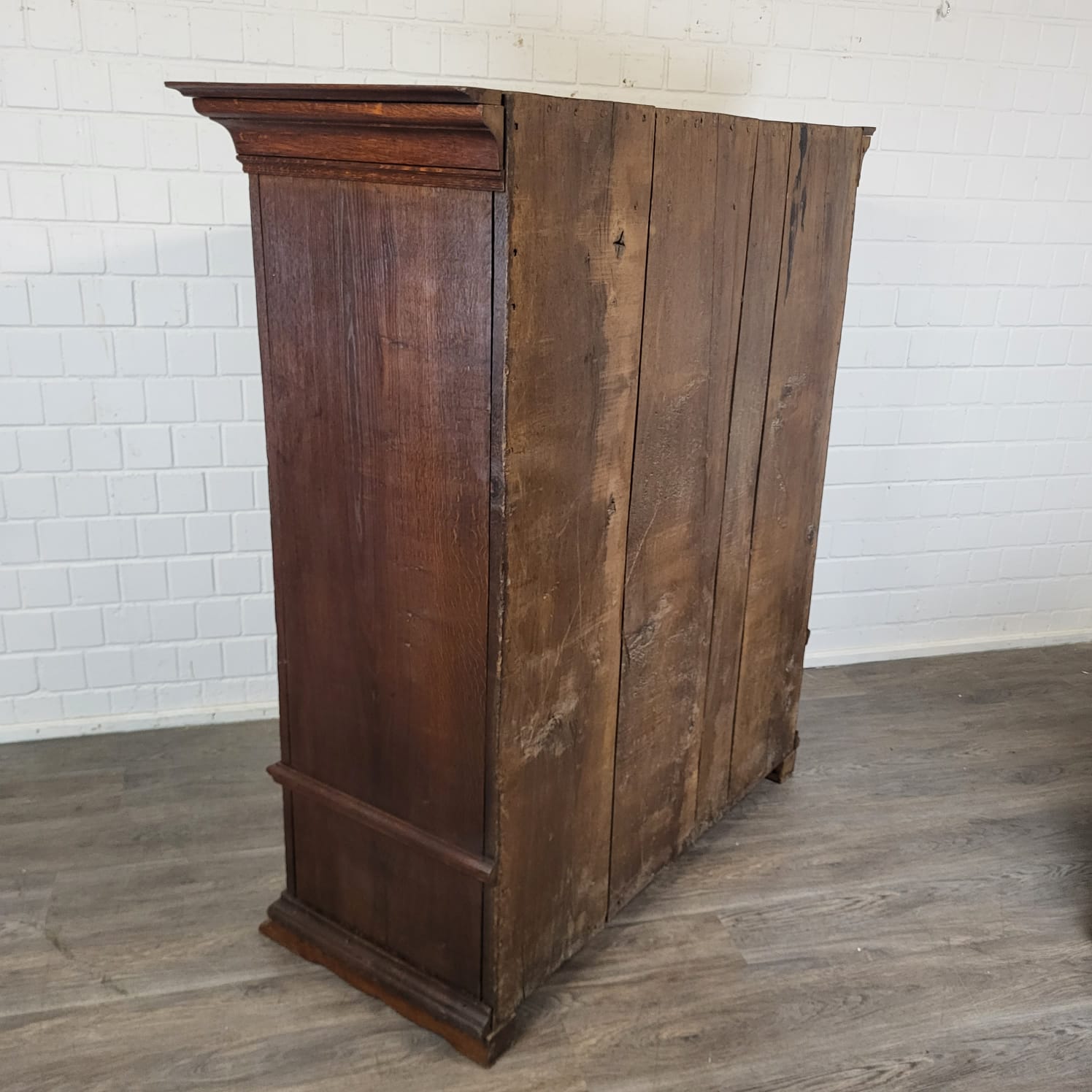 Kast Kledingkast Barok 1780 Eiken - Afbeelding 16