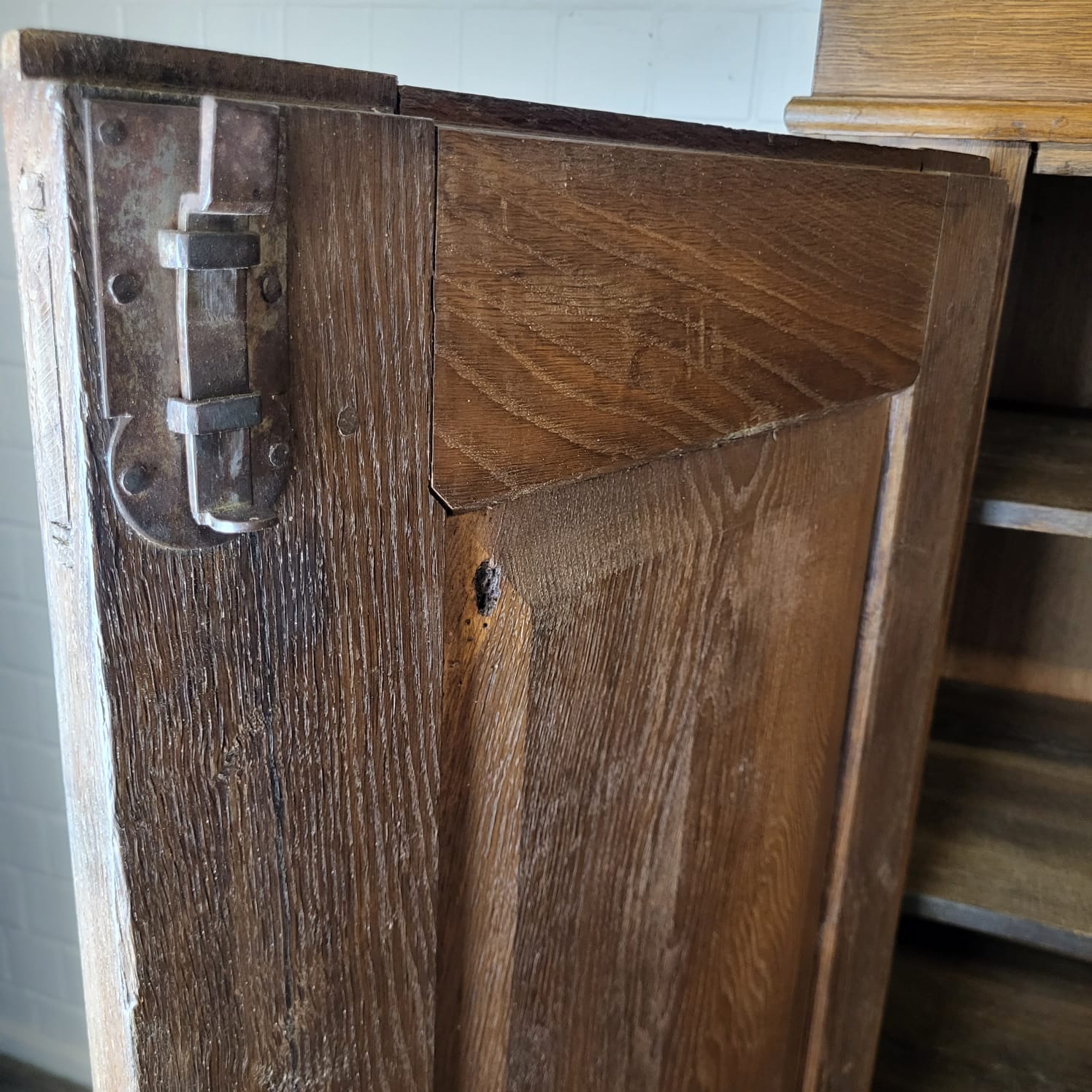 Kast Kledingkast Barok 1780 Eiken - Afbeelding 16