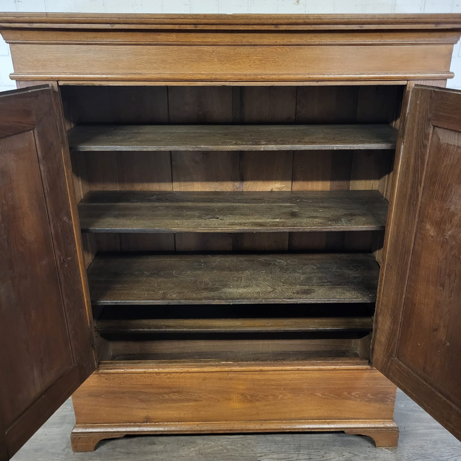 Kast Kledingkast Barok 1780 Eiken - Afbeelding 14