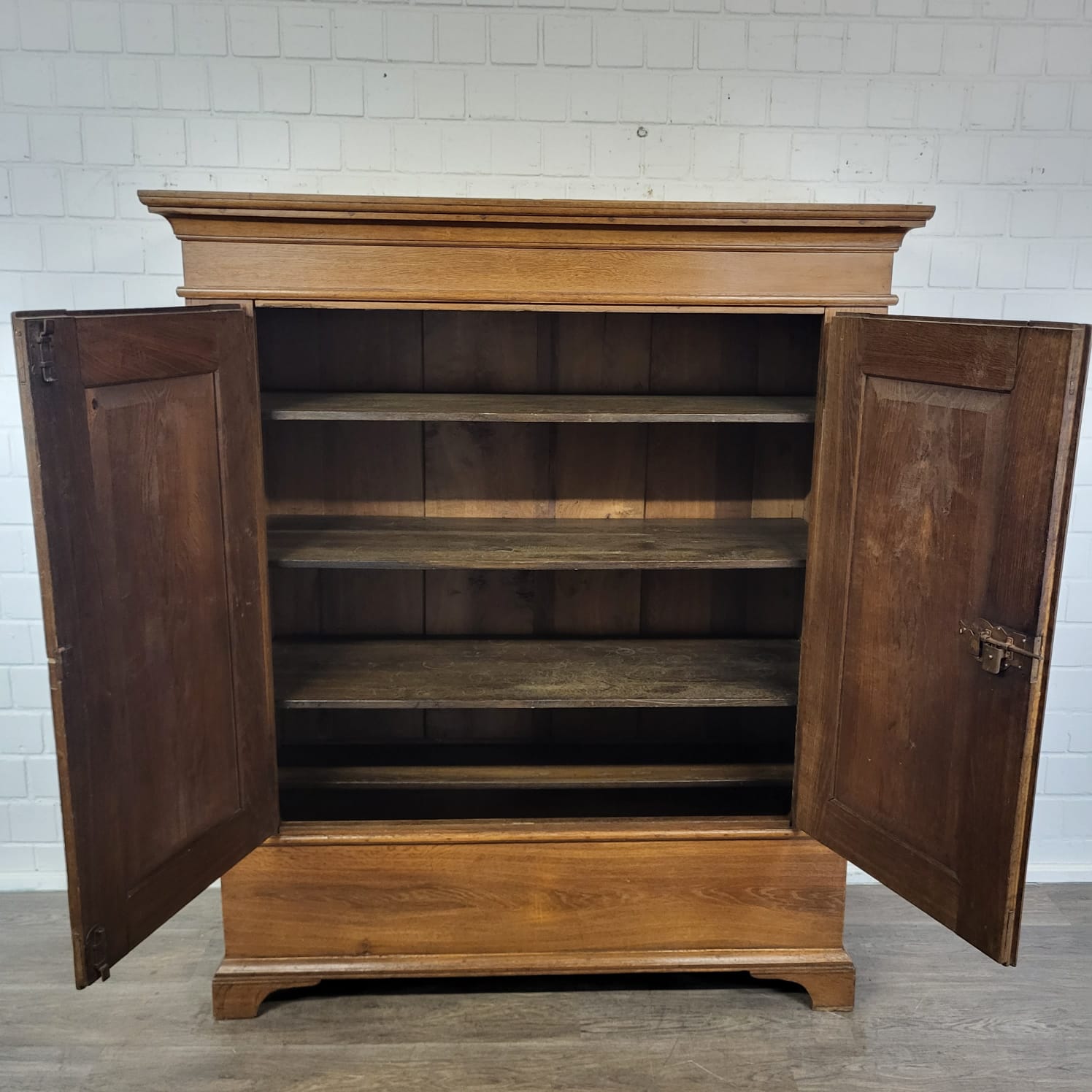 Kast Kledingkast Barok 1780 Eiken - Afbeelding 13