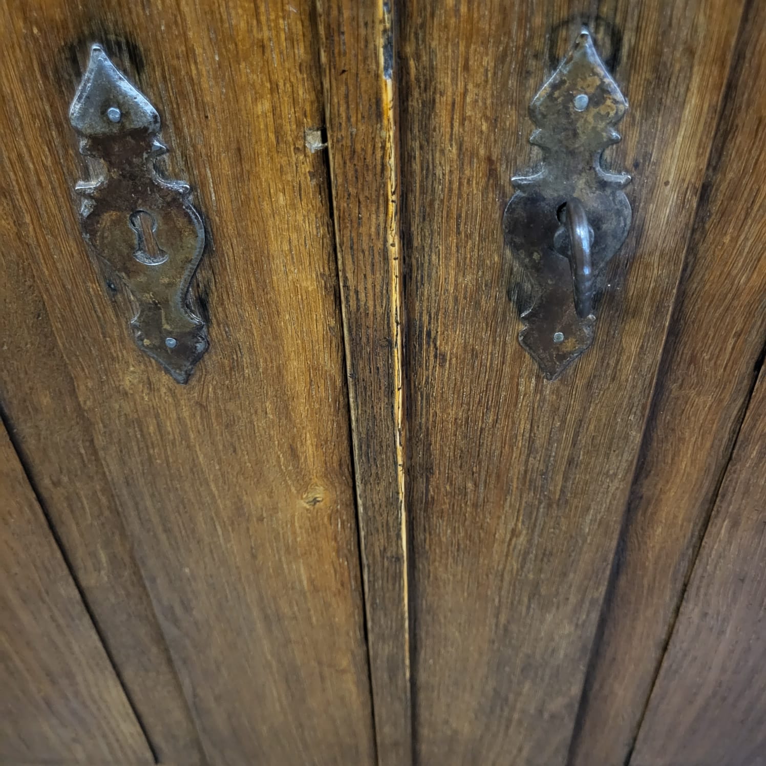 Kast Kledingkast Barok 1780 Eiken - Afbeelding 12