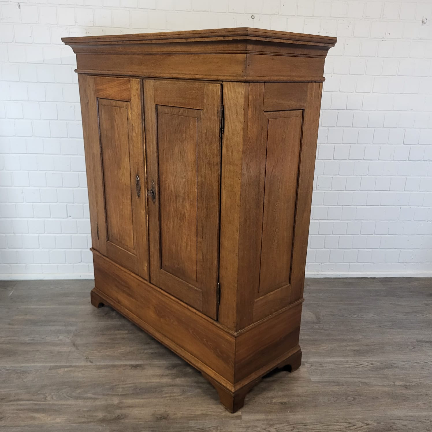 Kast Kledingkast Barok 1780 Eiken - Afbeelding 5