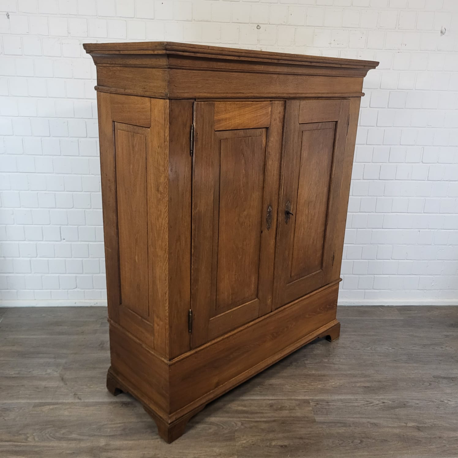 Kast Kledingkast Barok 1780 Eiken - Afbeelding 4