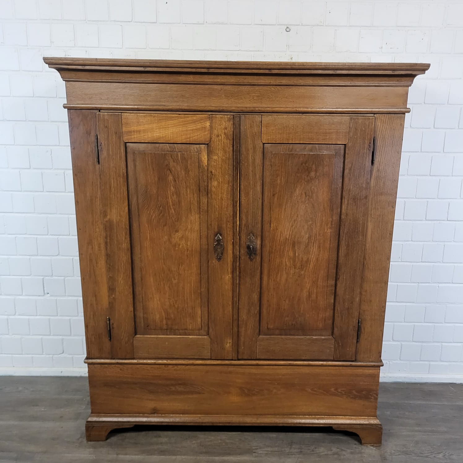 Kast Kledingkast Barok 1780 Eiken - Afbeelding 3