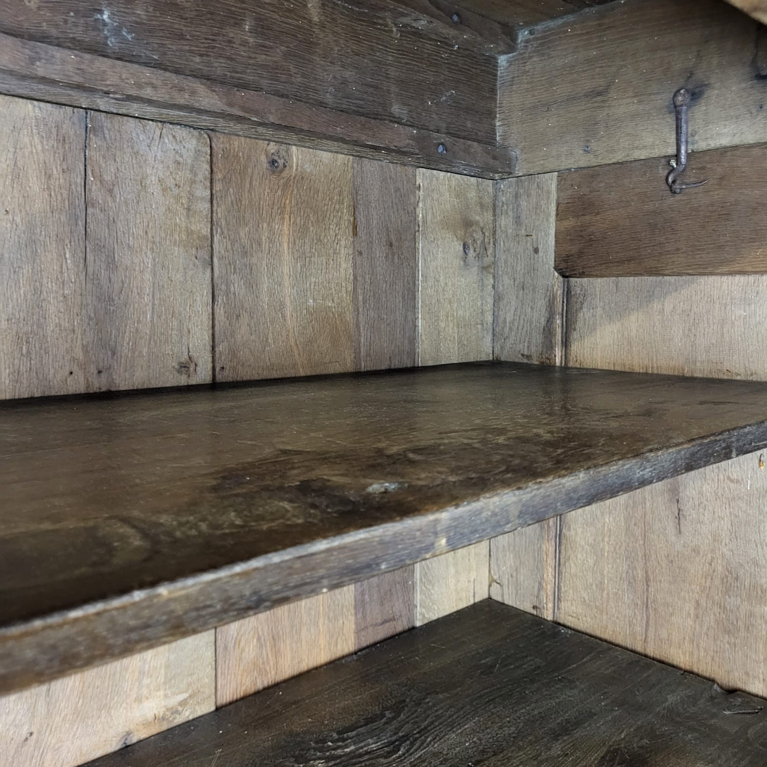 Kast Kledingkast Barok 1780 Eiken - Afbeelding 15