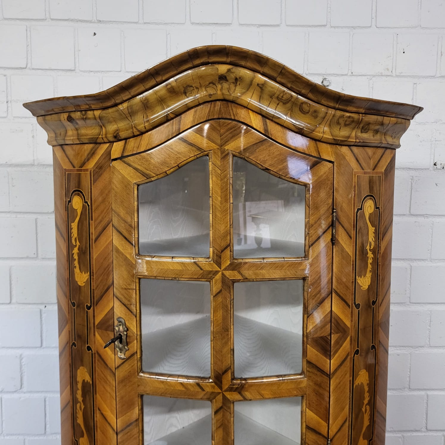 Hoekkast Barok 1780 Noten - Afbeelding 8
