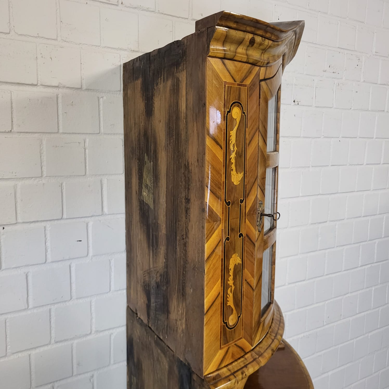 Hoekkast Barok 1780 Noten - Afbeelding 21