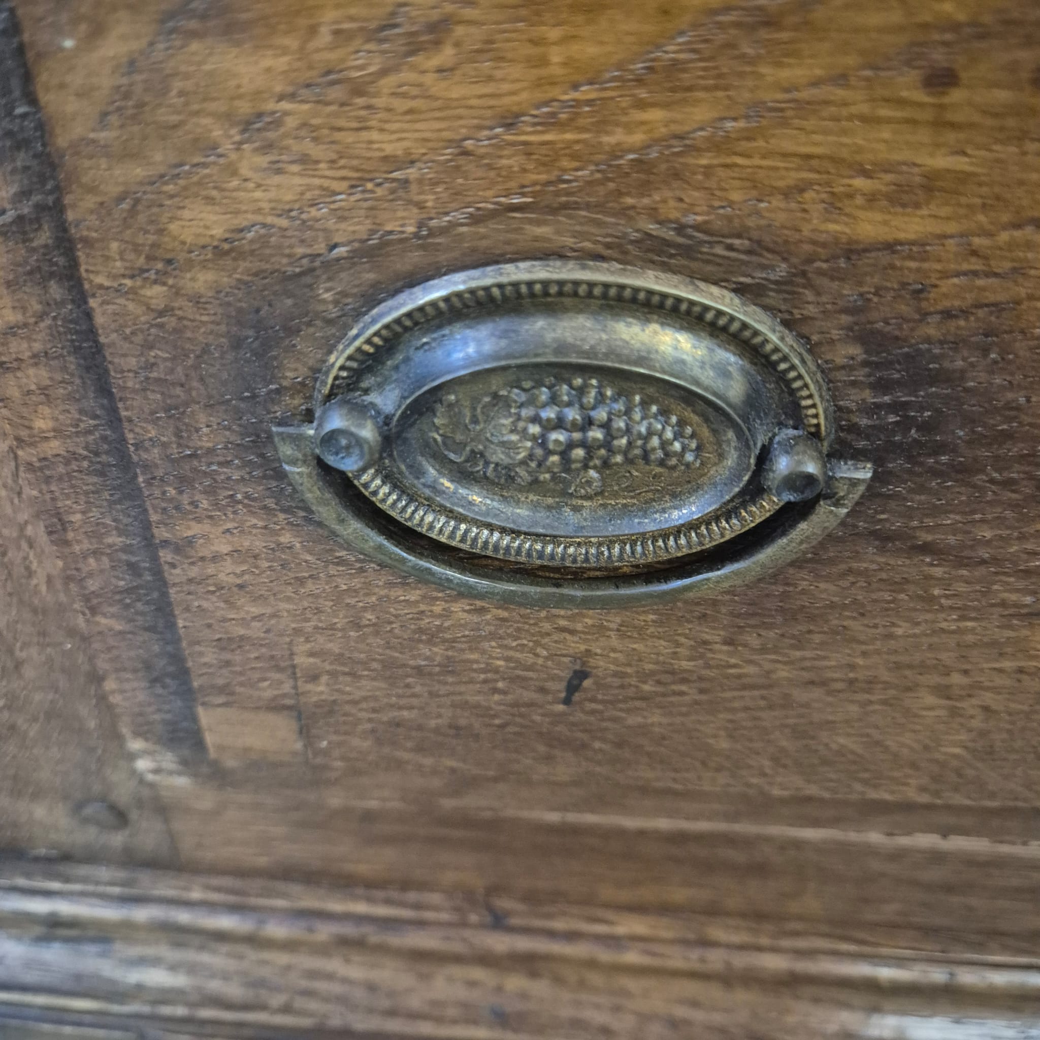 Kast Kledingkast Laat Barok 1810 Eiken - Afbeelding 14