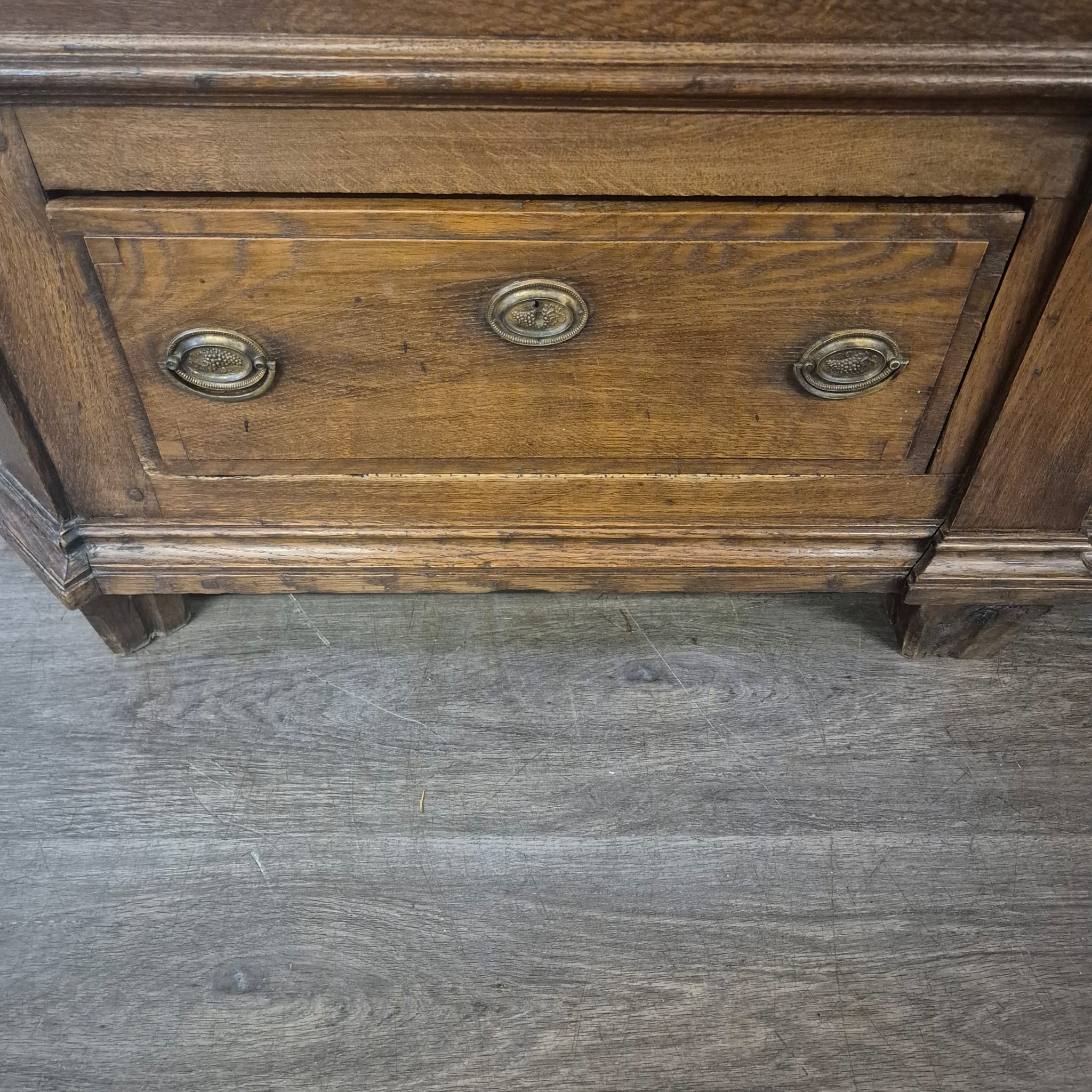Kast Kledingkast Laat Barok 1810 Eiken - Afbeelding 15