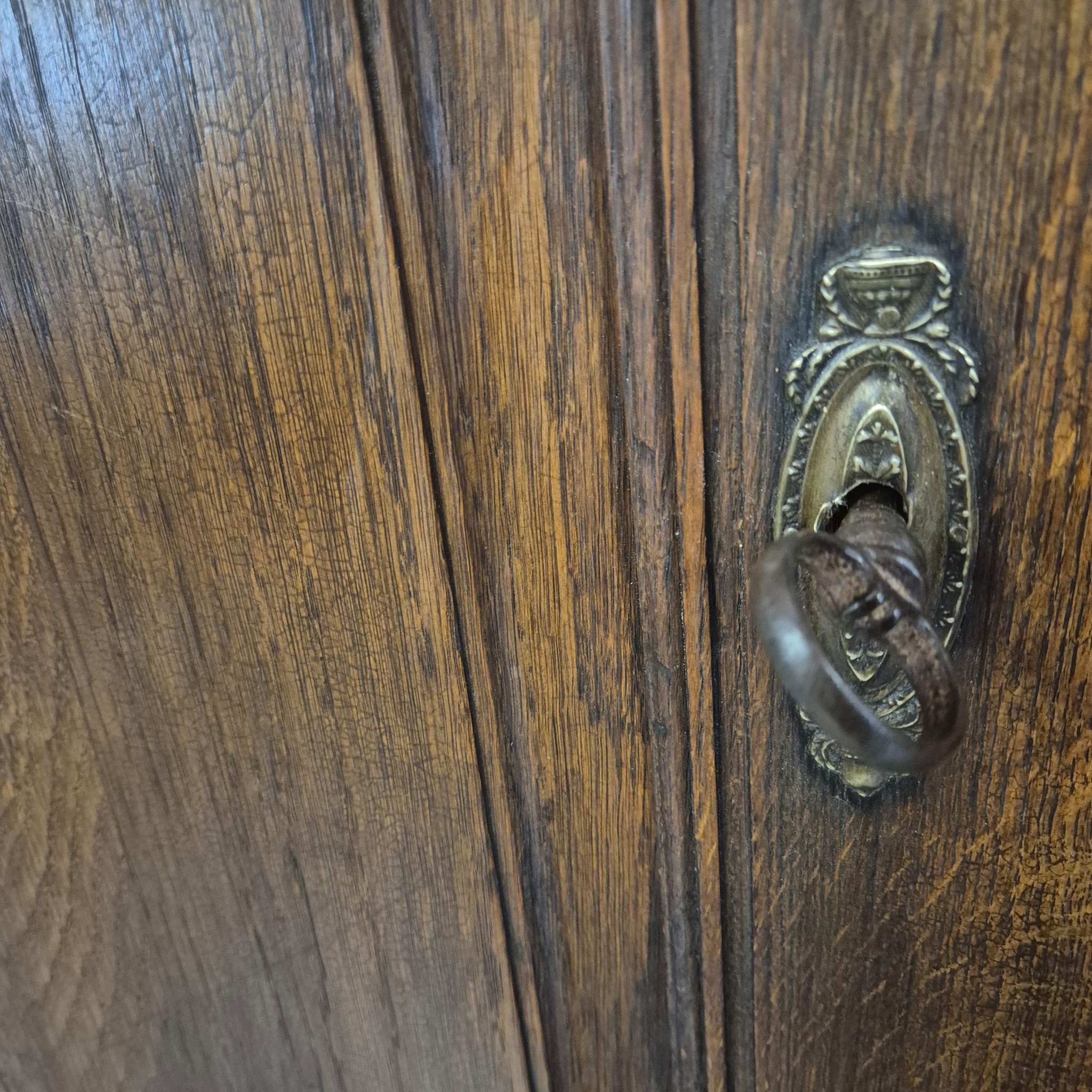 Kast Kledingkast Laat Barok 1810 Eiken - Afbeelding 11