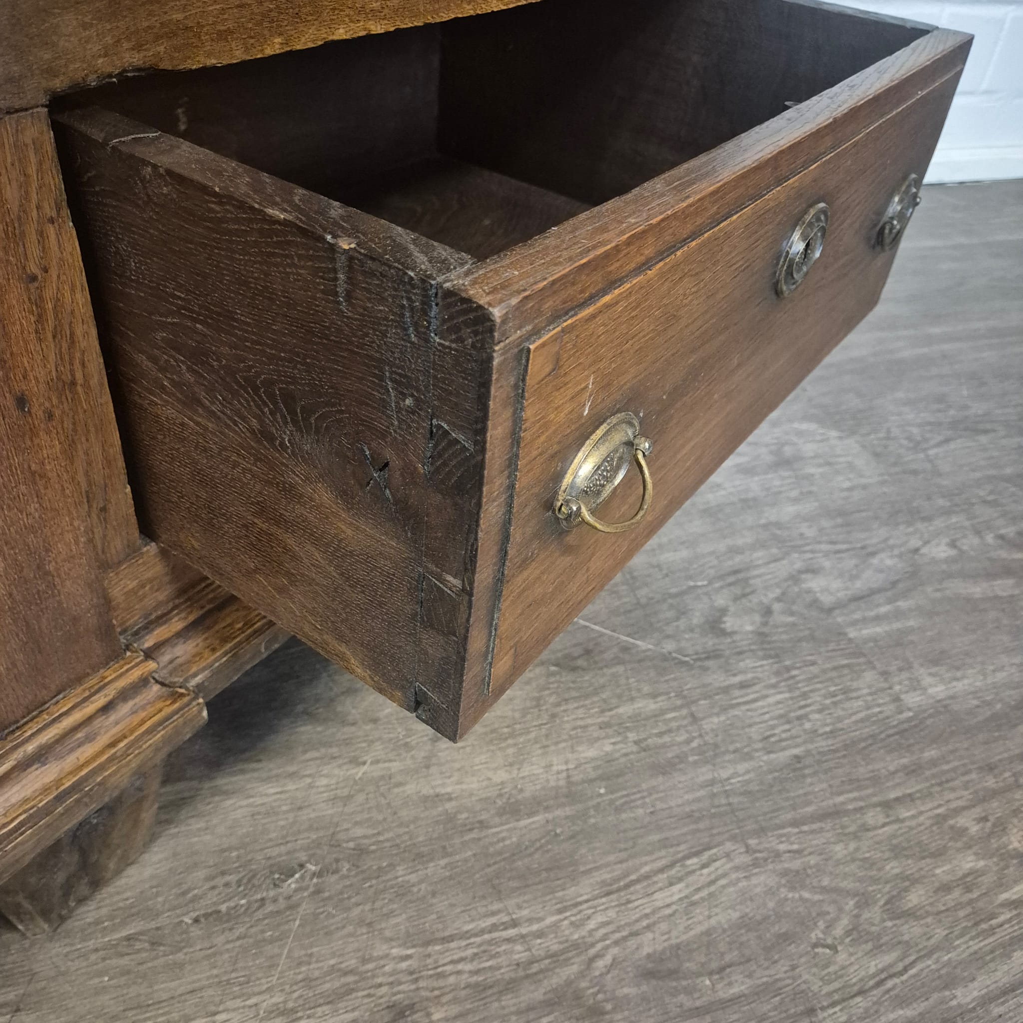 Kast Kledingkast Laat Barok 1810 Eiken - Afbeelding 24