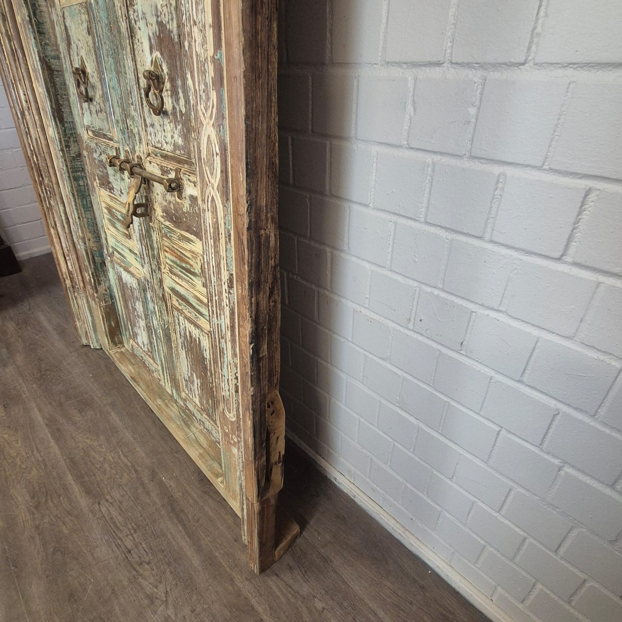 Voordeur Huisdeur Antiek 1880 Teak - Afbeelding 10