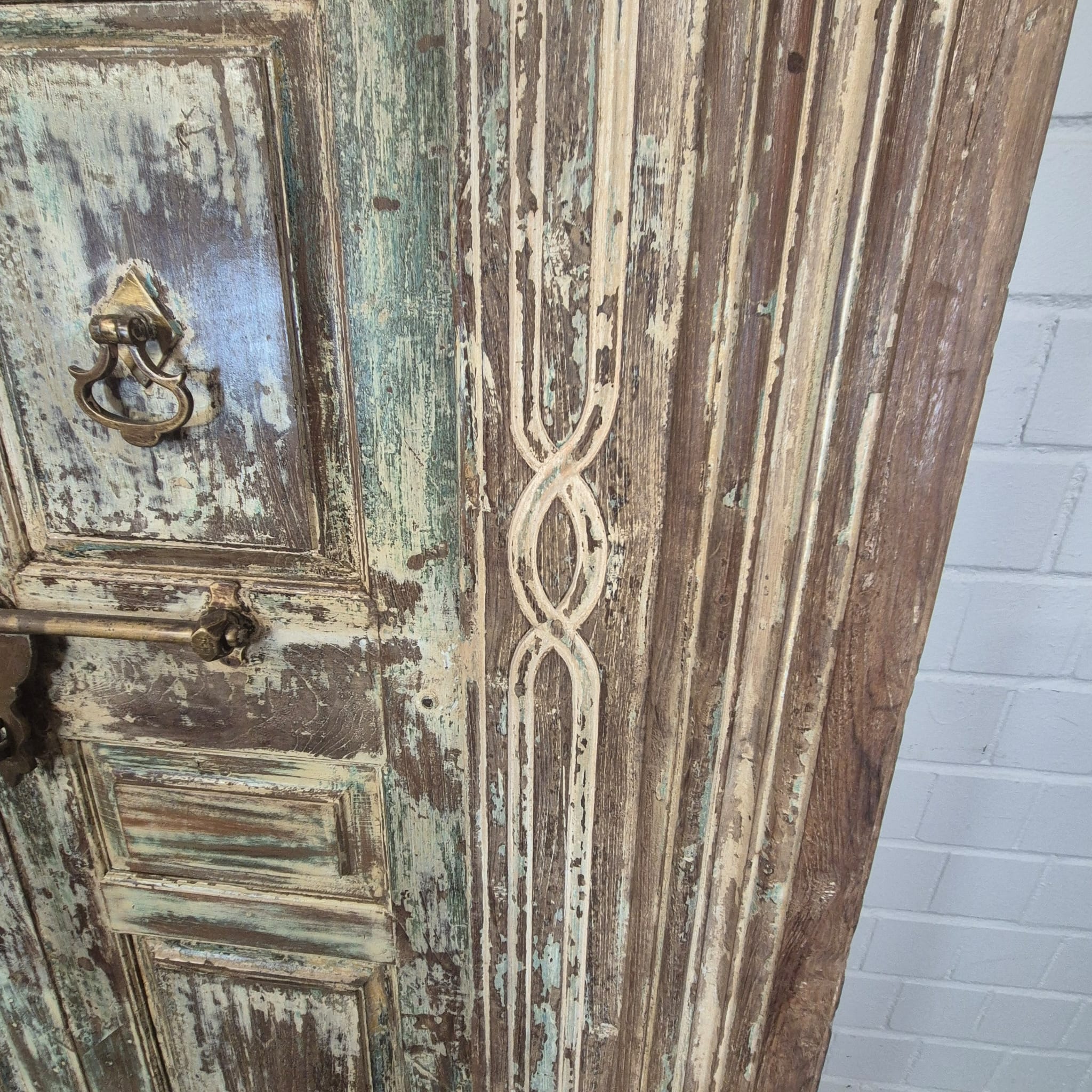 Voordeur Huisdeur Antiek 1880 Teak - Afbeelding 19