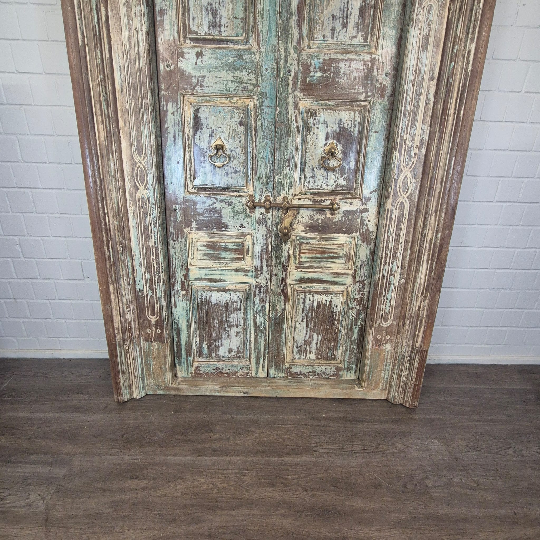 Voordeur Huisdeur Antiek 1880 Teak - Afbeelding 6