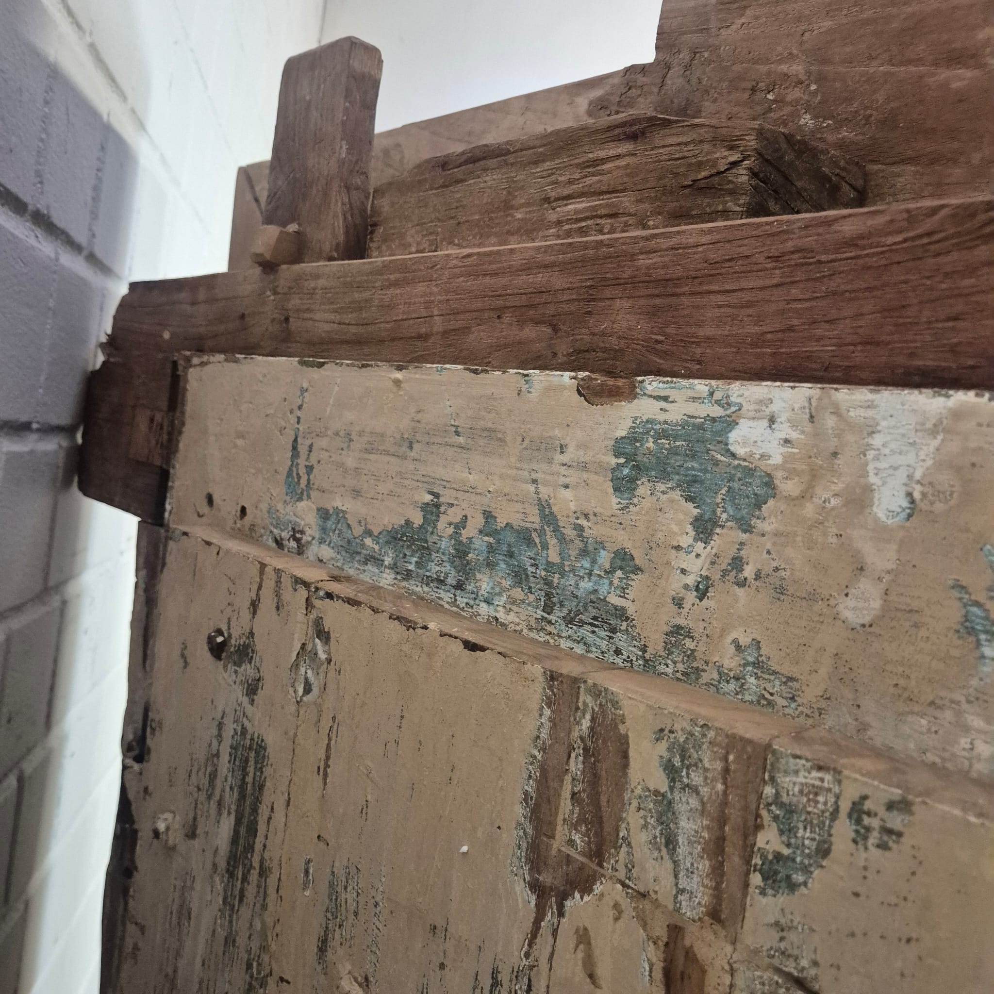 Voordeur Huisdeur Antiek 1880 Teak - Afbeelding 23
