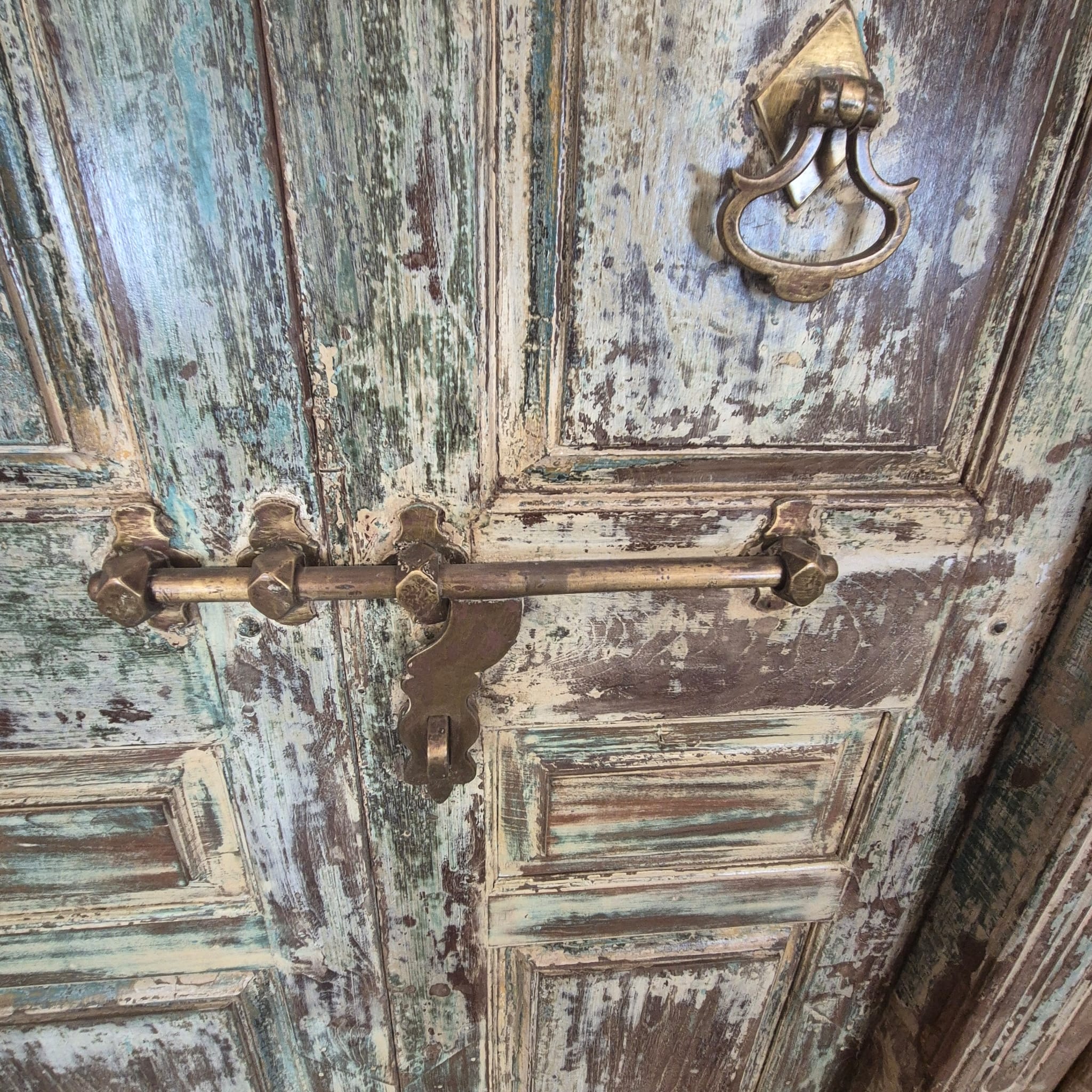 Voordeur Huisdeur Antiek 1880 Teak - Afbeelding 18