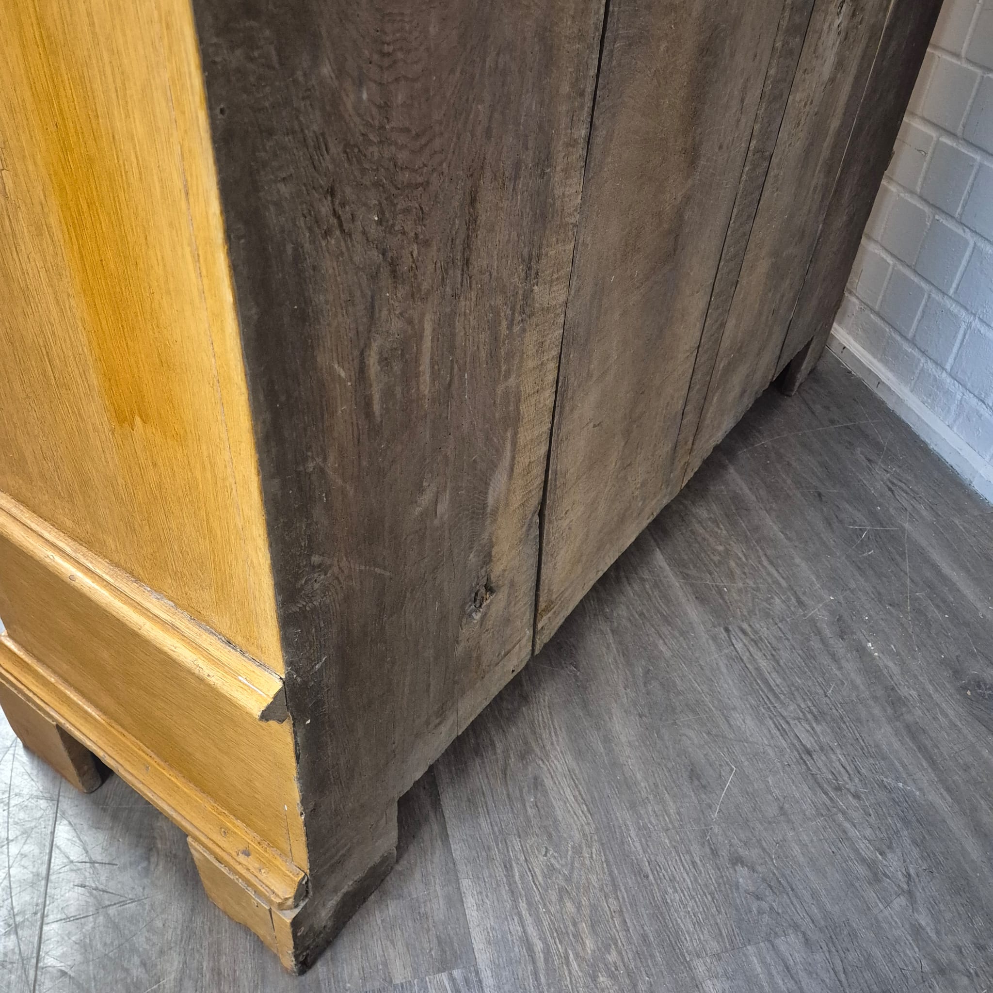 Kast Kledingkast Laatbarok Classicisme 1780 Eiken - Afbeelding 19