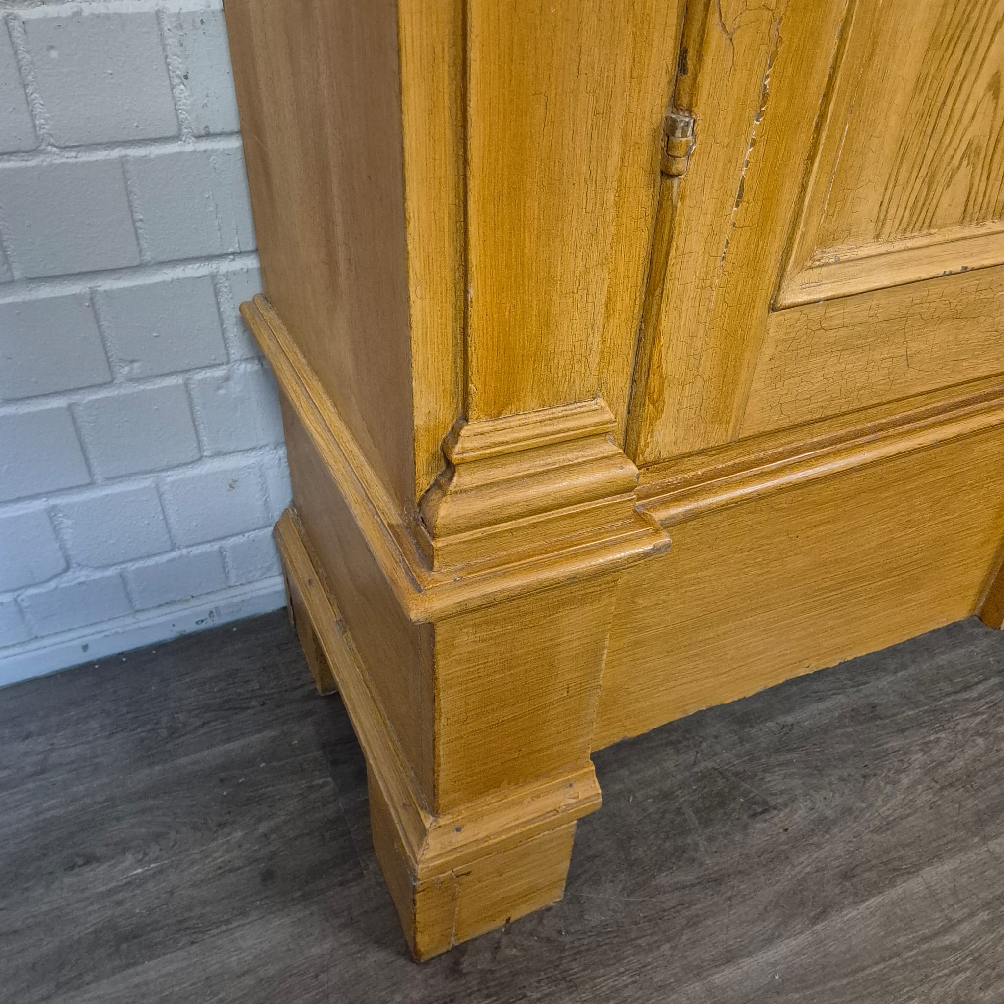 Kast Kledingkast Laatbarok Classicisme 1780 Eiken - Afbeelding 12