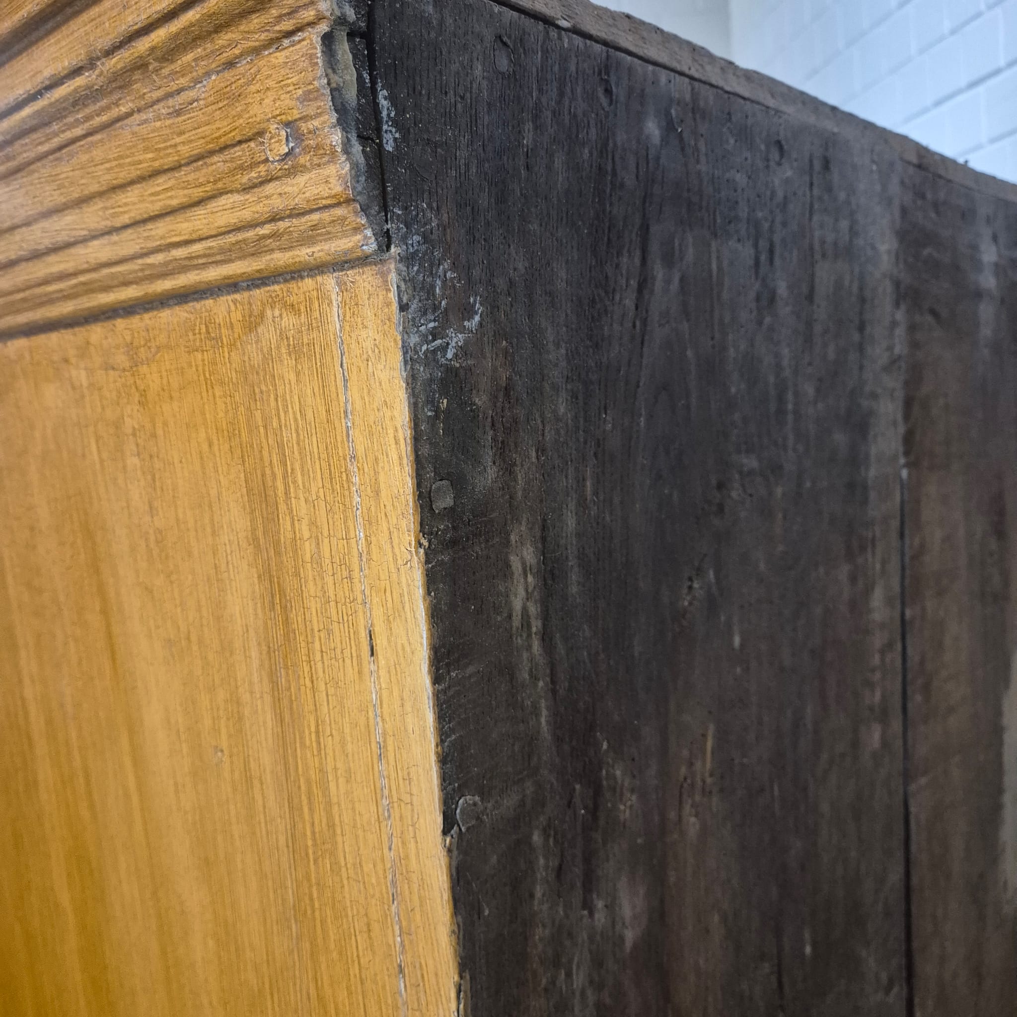 Kast Kledingkast Laatbarok Classicisme 1780 Eiken - Afbeelding 18