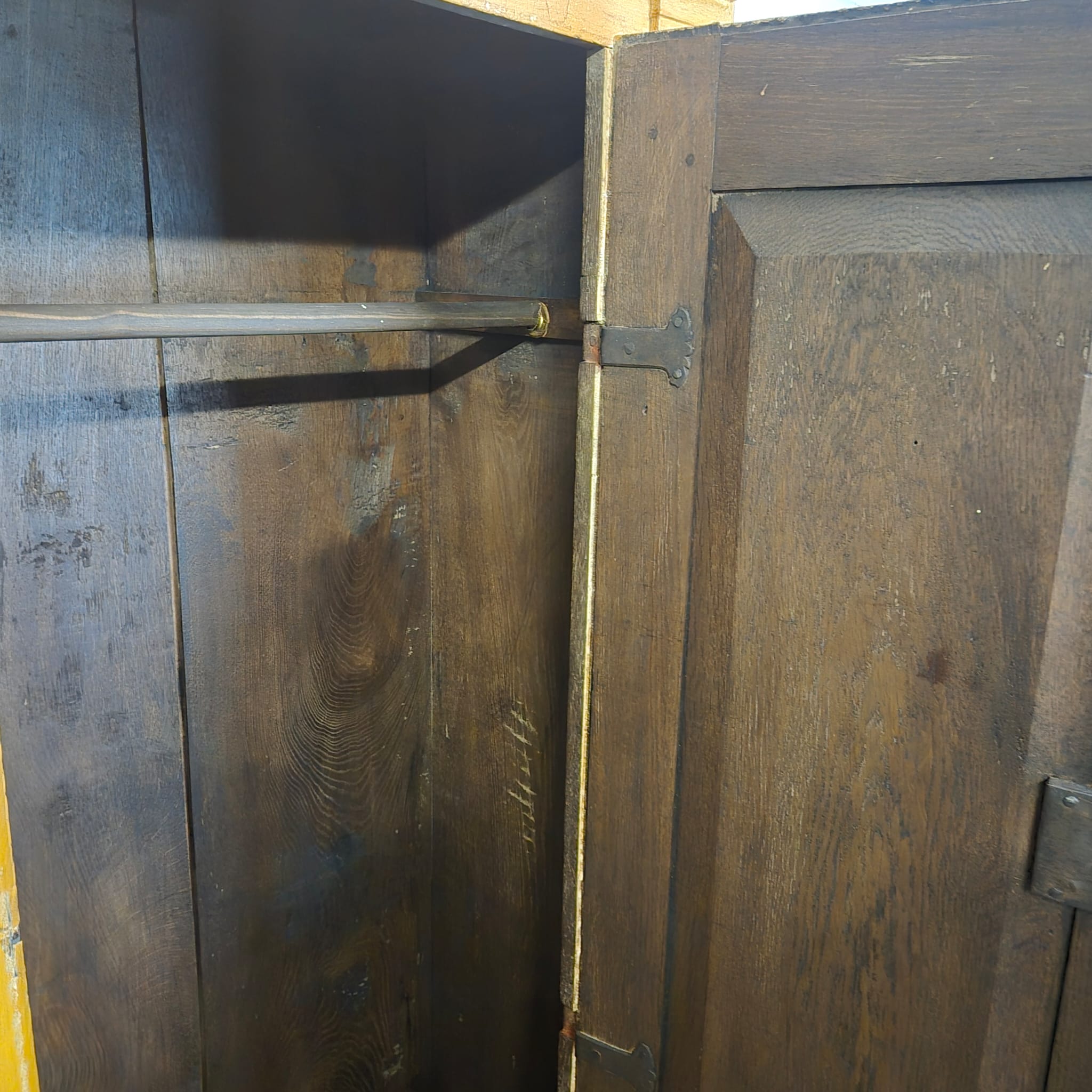 Kast Kledingkast Laatbarok Classicisme 1780 Eiken - Afbeelding 14