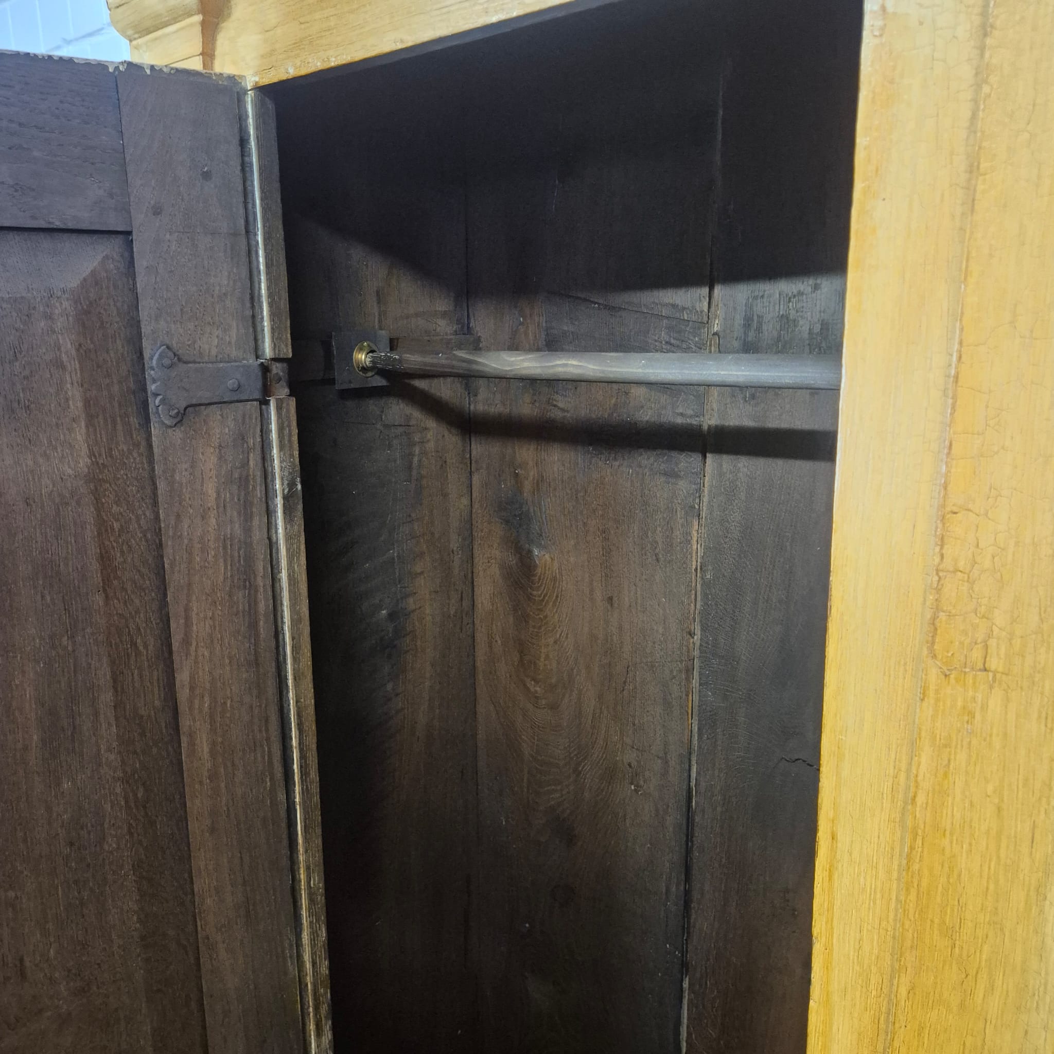 Kast Kledingkast Laatbarok Classicisme 1780 Eiken - Afbeelding 13