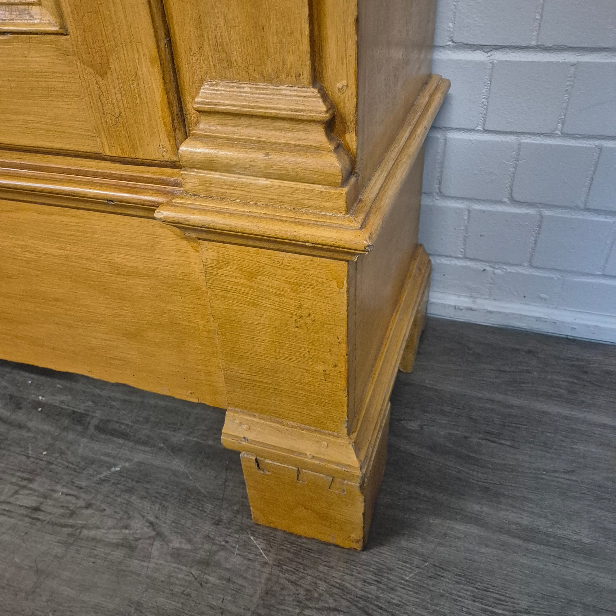Kast Kledingkast Laatbarok Classicisme 1780 Eiken - Afbeelding 11