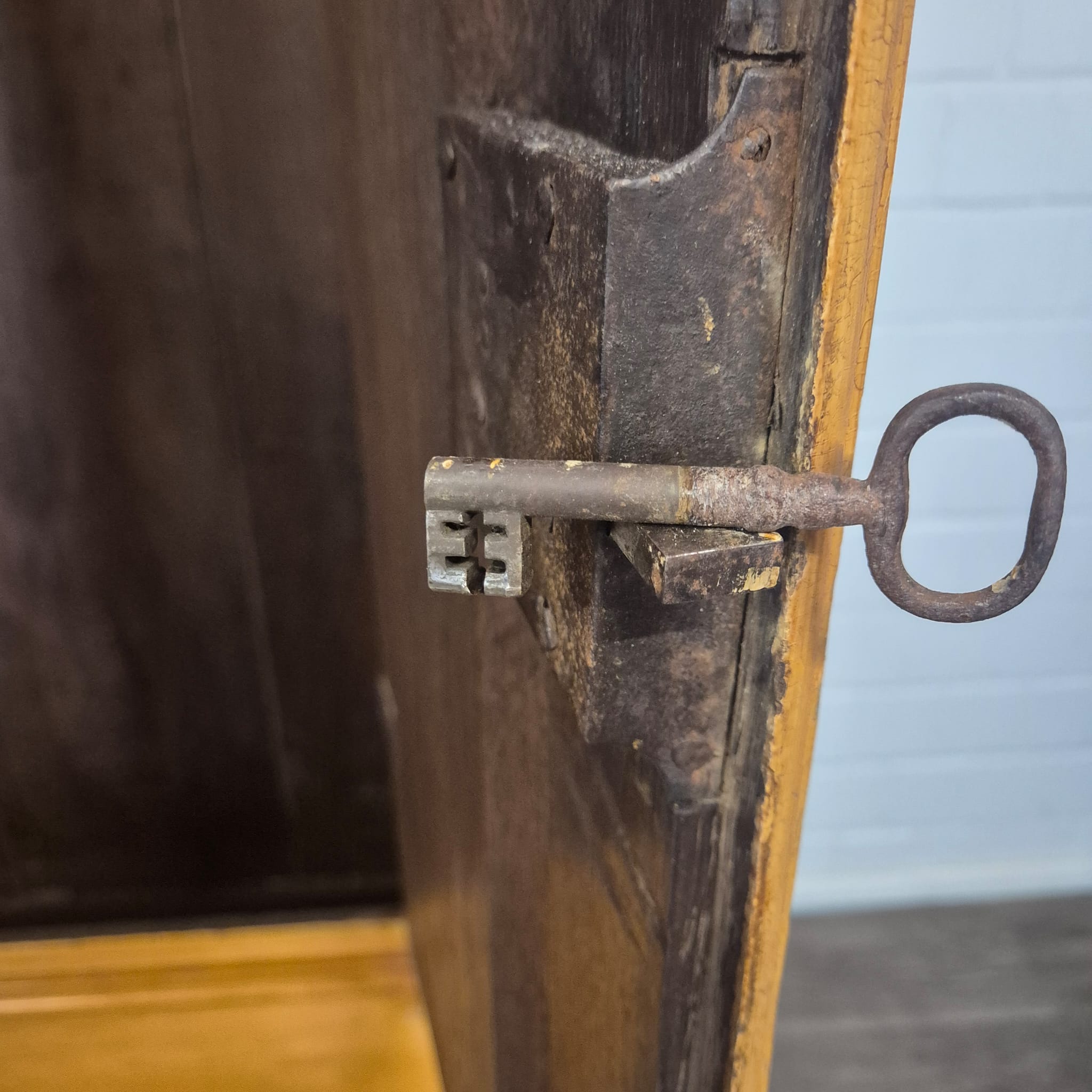 Kast Kledingkast Laatbarok Classicisme 1780 Eiken - Afbeelding 16