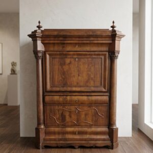 Secretaire Biedermeier 1840 Mahonie