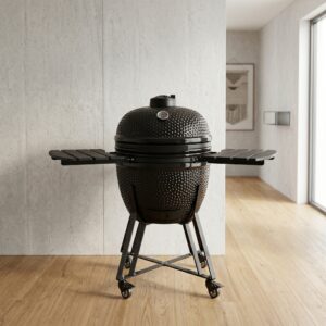 Kamado-barbeque Keramiek Zwart 1,24 m
