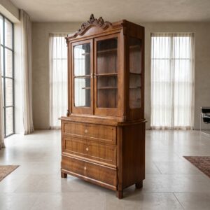Vitrine Laatbiedermeier / Louis-Philippe 1855 Noten