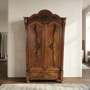 Kast Kledingkast Louis Philippe 1860 Mahonie