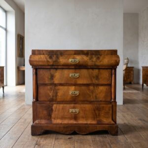 Commode Biedermeier 1850 Mahonie