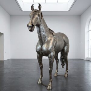 Stalen Beeld Paard 2,20 m