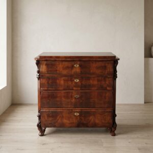 Commode Biedermeier 1850 Mahonie