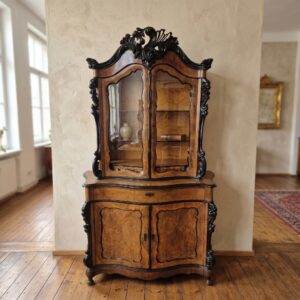 Vitrine Bonheur Biedermeier 1850 Noten