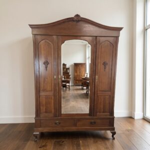 Kledingkast  Jugendstil 1910 Eiken