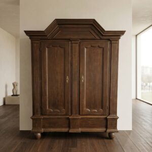 Kledingkast Laat-biedermeier 1840 Eiken