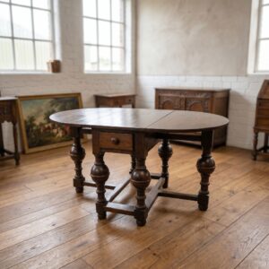 Klaptafel Historicisme 1800 Eiken