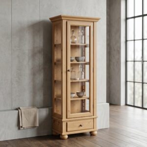 Vitrine Servieskast Grenen 0,67 m