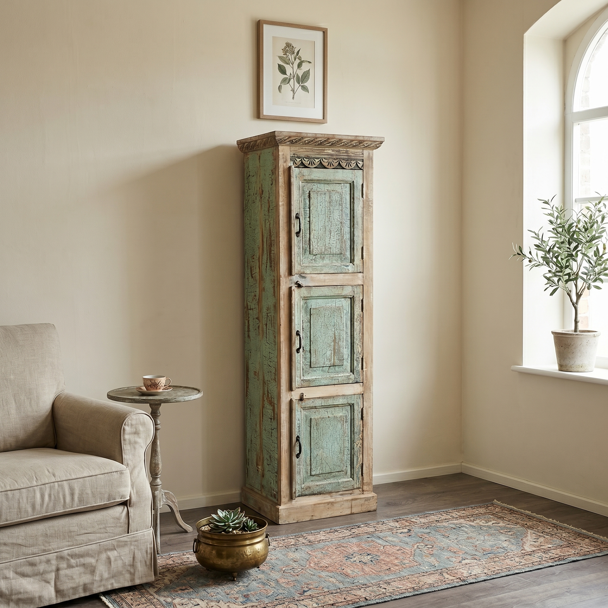 Kast Teak 0,53 m - Afbeelding 2