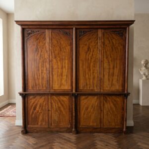 Archiefkast Bibliotheekkast Regency-stijl 1840 Mahonie