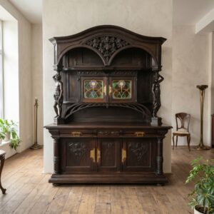 Buffetkast Kast Jugendstil 1900 Eiken