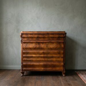 Commode Laat-biedermeier 1850 Mahonie